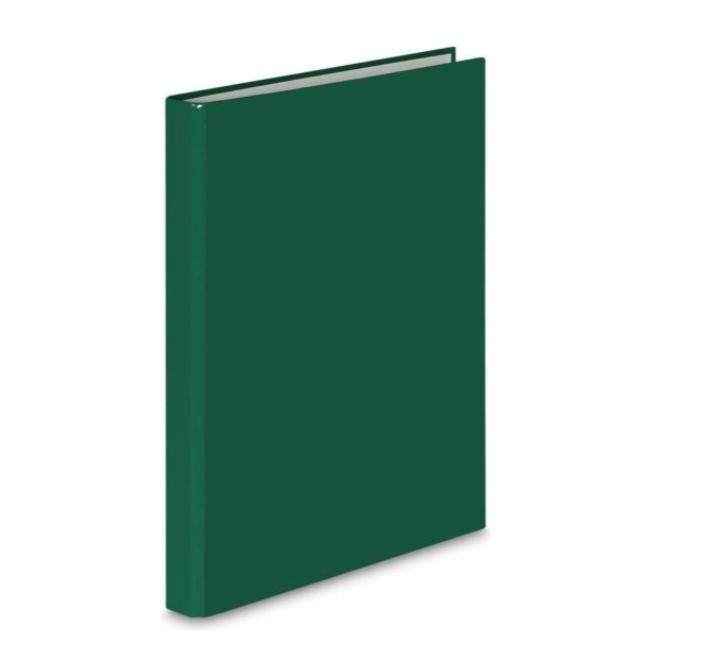 Mehanikus füzet PP 4 gyűrűs 25mm zöld