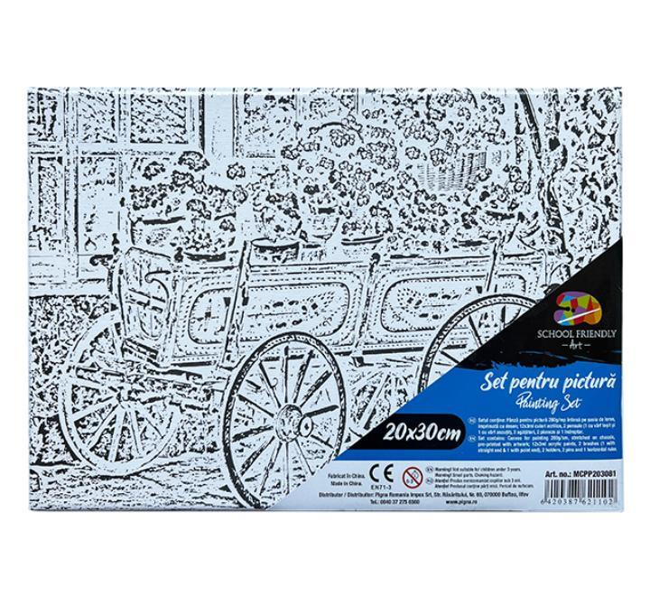 Festővászon 20x30 virágok Pigna