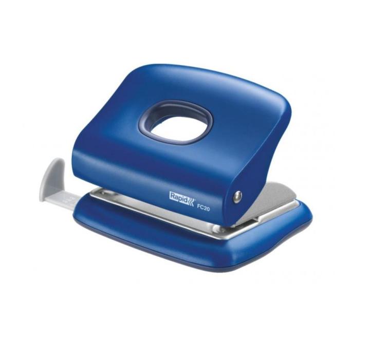 Lyukasztó 20 lap FC20 kék Rapid