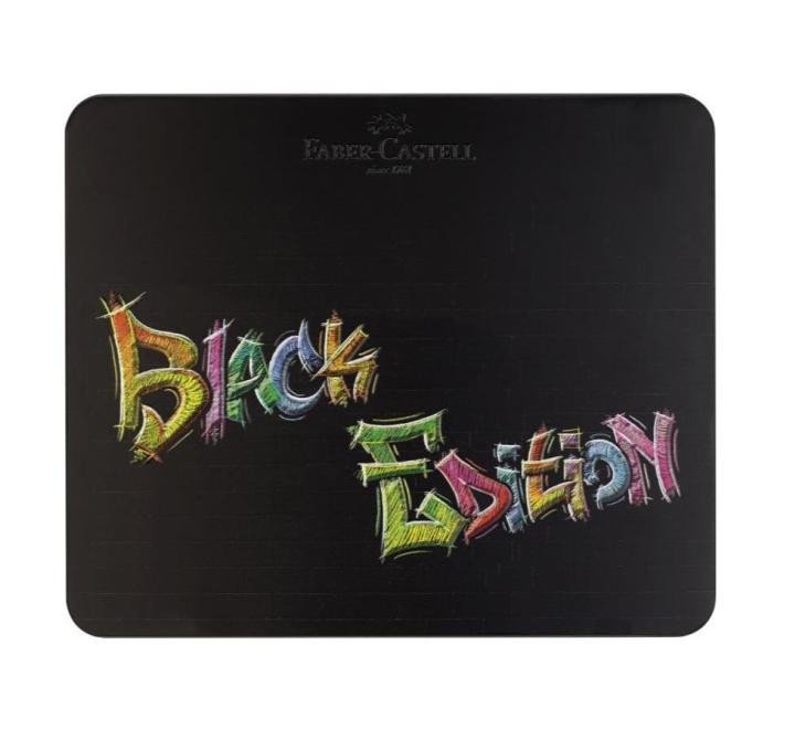 Színes ceruzák 100 szín fém doboz Black Edition Faber-Castell