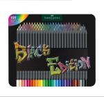 Színes ceruzák 100 szín fém doboz Black Edition Faber-Castell