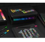 Színes ceruzák 100 szín fém doboz Black Edition Faber-Castell