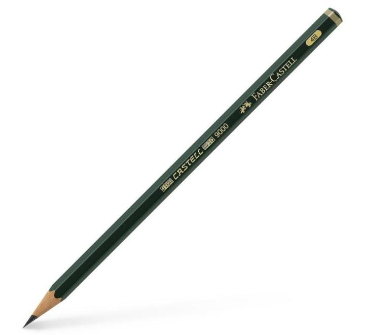 Grafit ceruza 4B Castell 9000 Faber-Castell