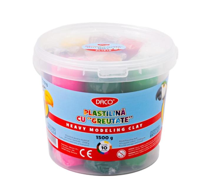 Gyurma 10 szín vödrös Daco