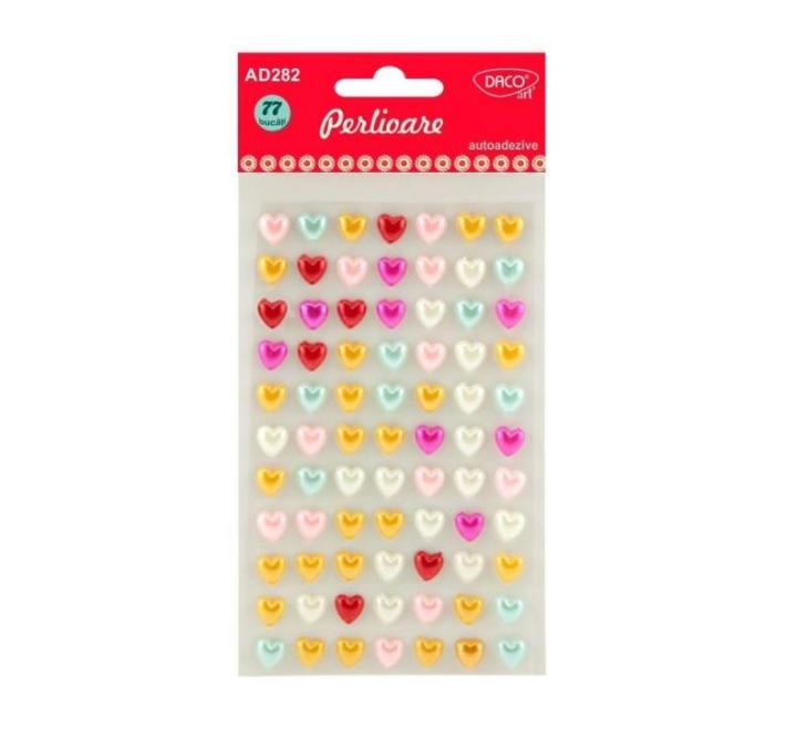 Kézműves kiegészítők-Öntapadós szivecskék