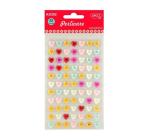 Kézműves kiegészítők-Öntapadós szivecskék