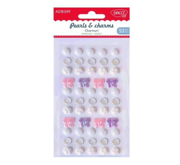 Kézműves kiegészítők-Öntapadós gyöngyök