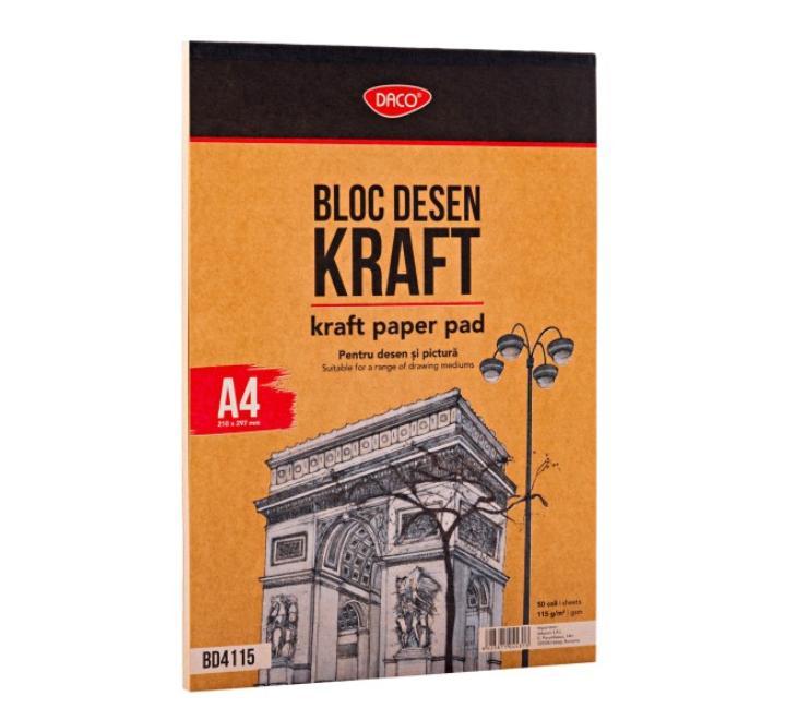 Natúr papír A4 50 lap Daco