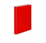 Mechanikus füzet 4 gyűrűs PP 25mm piros