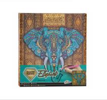 Pictura diamant elefant 30x30cm