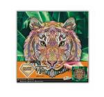 Gyémántszemes kép tigris 30x30cm