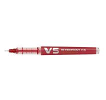 Újratölthető golyóstoll V5 Hi-Tecpoint 0,5 mm Pilot piros