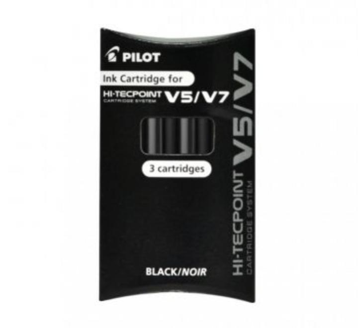 Pilot V5/V7 fekete tollbetét
