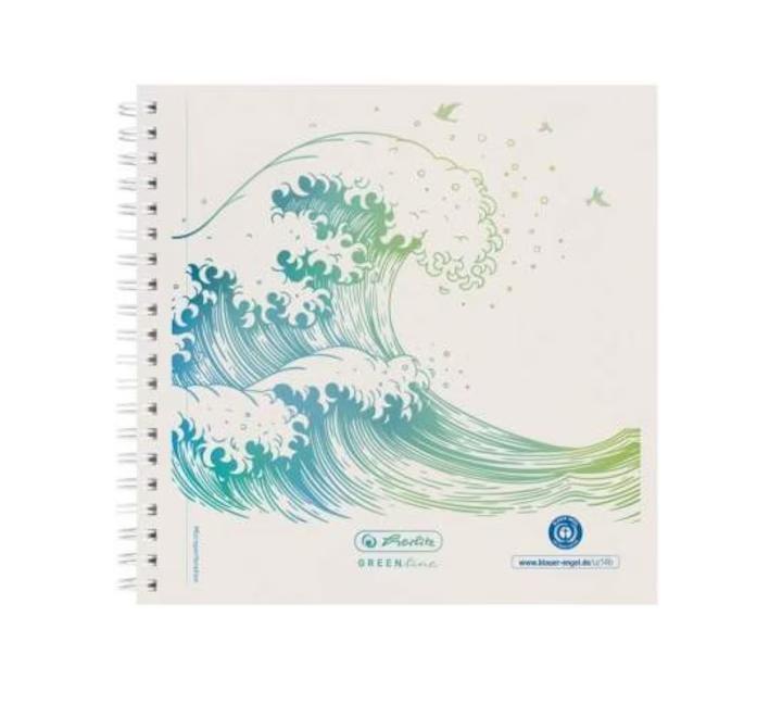 100 lapos pontozott jegyzetfüzet, Herlitz Wave