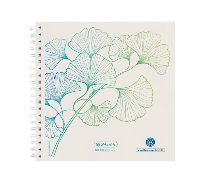 100 lapos pontozott jegyzetfüzet, Herlitz Ginkgo