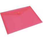 Mapa A5 Patio félmerev gombos, piros