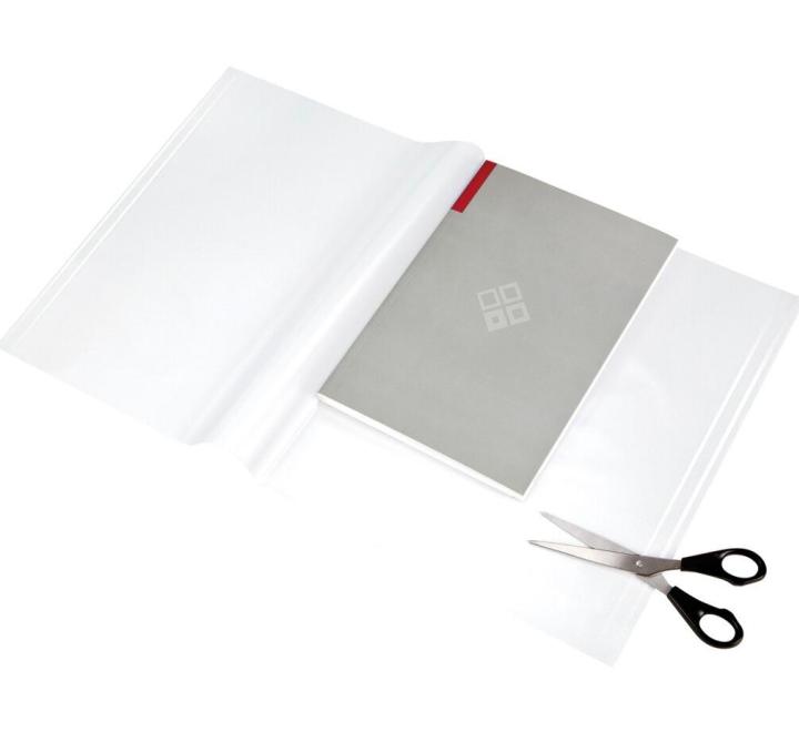 550x310 mm-es, öntapadó, átlátszó füzetborító