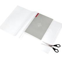 Coperta caiet 550x310mm autoadeziv cristal