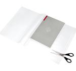 550x310 mm-es, öntapadó, átlátszó füzetborító