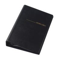 200 db névjegykártya tarto, fekete