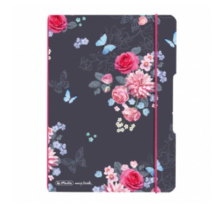 Mybook Flex A5-es jegyzetfüzet, 40 lap, Ladylike mintával