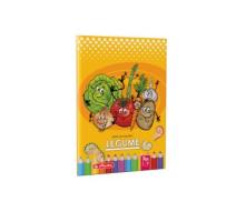 Carte de colorat A4 16 pagini legume