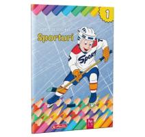 Carte de colorat A4 16 pagini sporturi