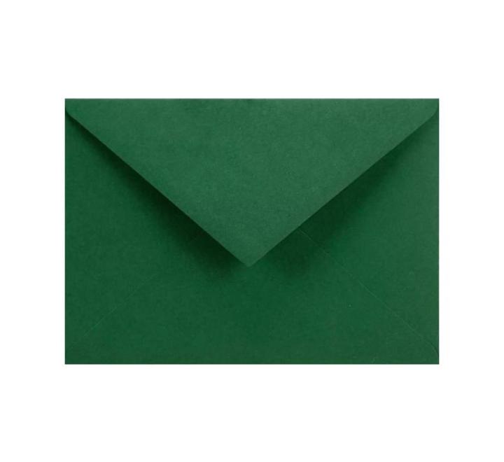 C6-os méretű, erdőzöld színű boríték