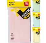 76×126 mm-es pasztell színű öntapadós jegyzetlap