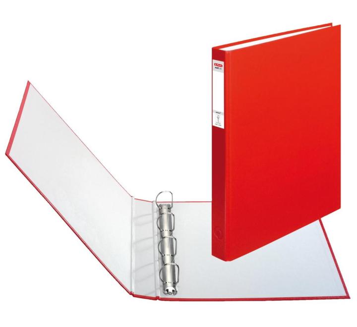 Gyűrűskönyv A4 4 gyűrűs Herlitz piros
