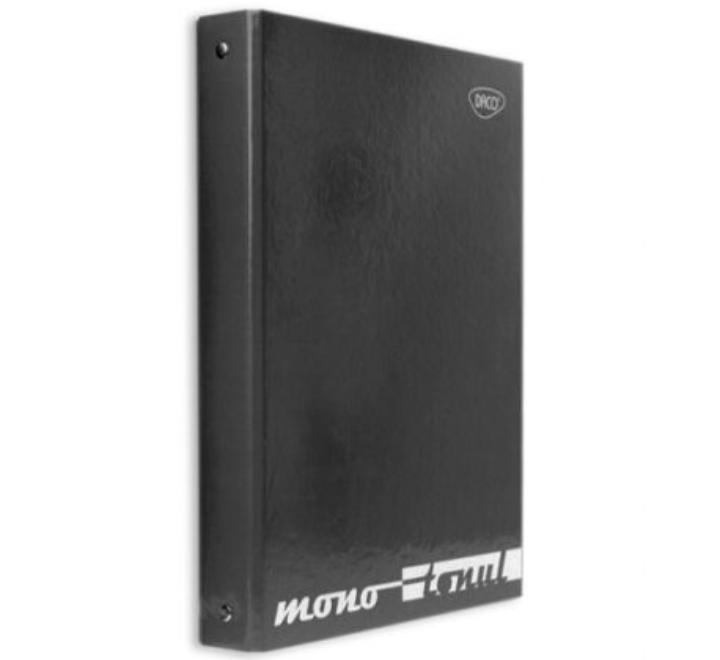 Gyűrűskönyv A4 4 gyűrűs Daco fekete