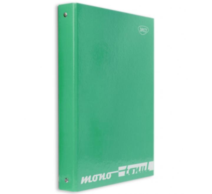 Gyűrűskönyv A4 4 gyűrűs Daco zöld