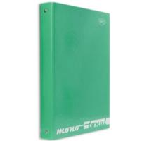 Caiet mecanic A4 laminat 4 inele Daco verde