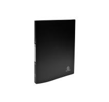 Mechanikus füzet A4 2 gyűrűs PP 20mm fekete