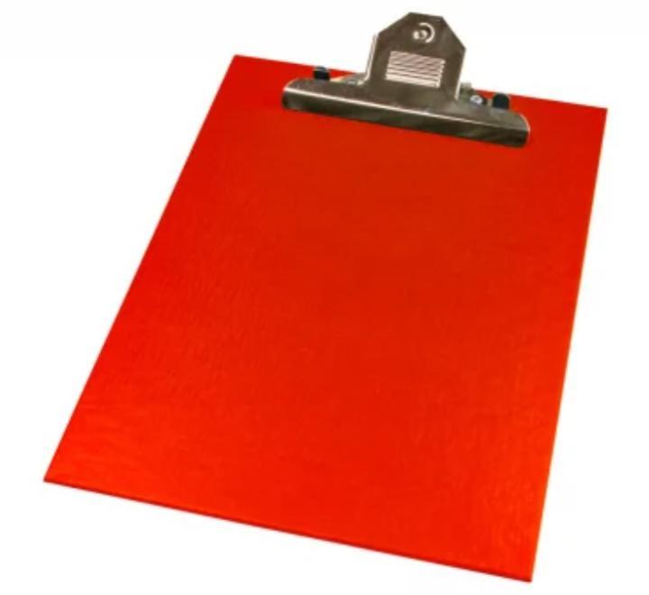 Felírótábla szimpla Havy duty piros