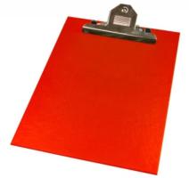 Felírótábla szimpla Havy duty piros