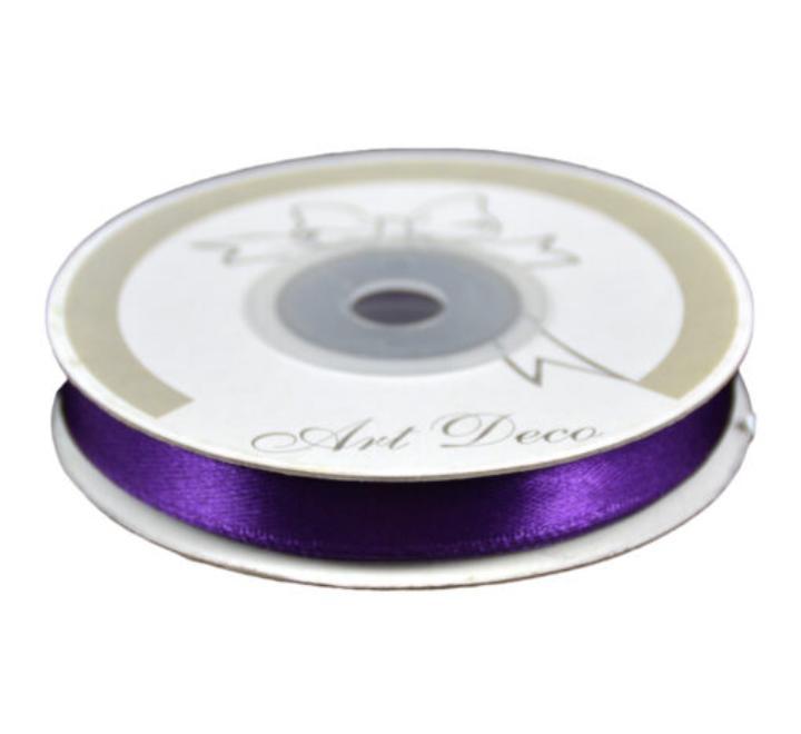 Panglica satin 10x25mm/m mov