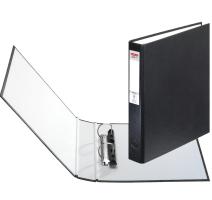 Caiet mecanic A5 2 inele Herlitz negru