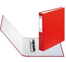 Caiet mecanic A5 2 inele Herlitz rosu