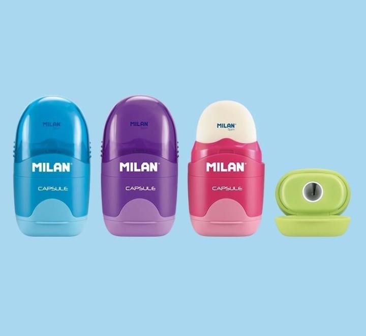 Hegyező és radír Milan