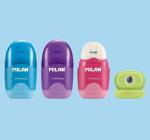 Hegyező és radír Milan