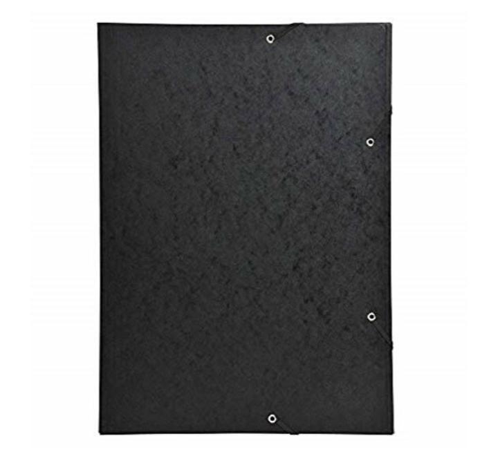 Karton mappa,írattartó 400g Fornax fekete