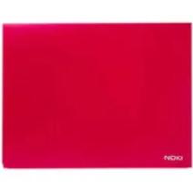 Műanyag mappa gumival  Noki piros