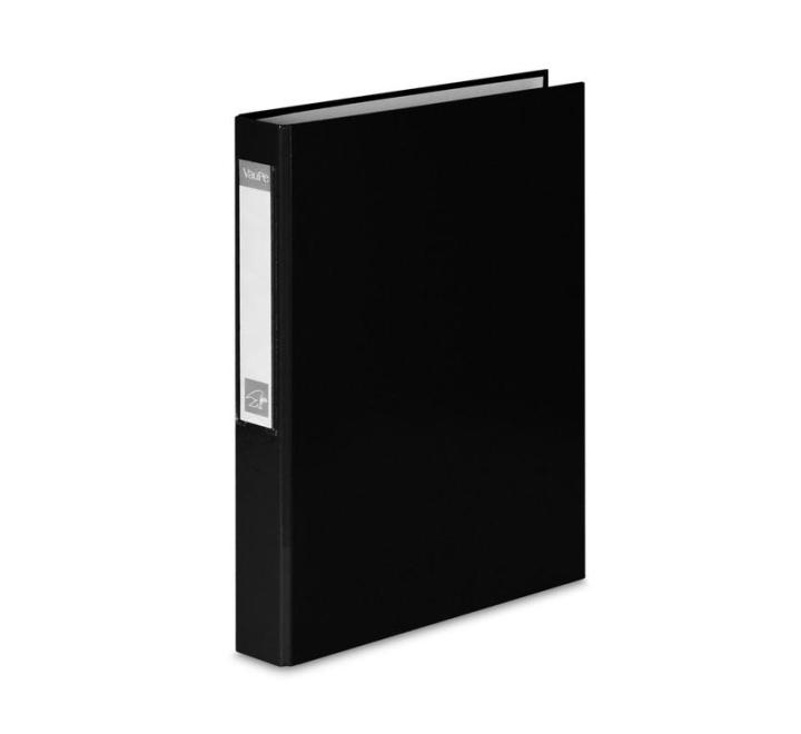 Gyűrűskönyv 4 gyűrűs VauPe 40mm fekete