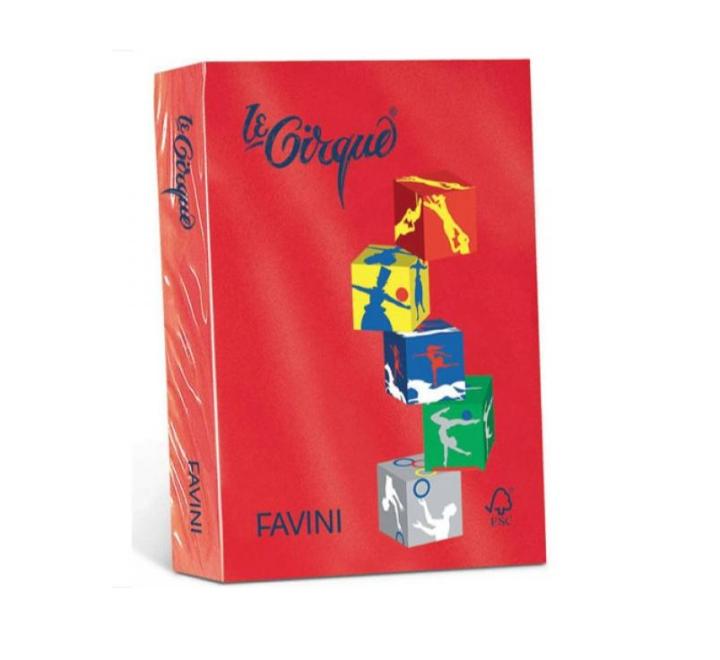 Színes karton A4 160g/mp intenzív piros