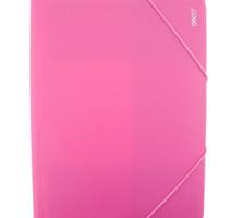 Műanyag mappa elasztikus Daco pasztell rózsaszínnel