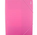 Műanyag mappa elasztikus Daco pasztell rózsaszínnel