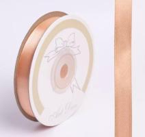 Panglica satin 10mmx25 m caise