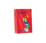 Színes papír A4 80g piros