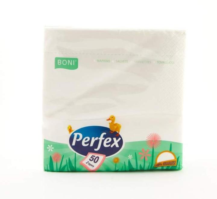 Szalvéta fehér 100 darab